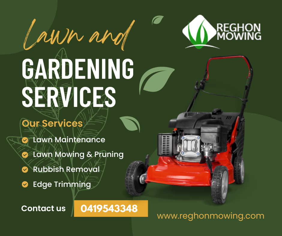 Lawn mowing gardening discount services